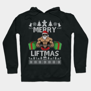 Merry Liftmas Christmas Xmas Fitmas Fitness Santa Holiday 5 Hoodie